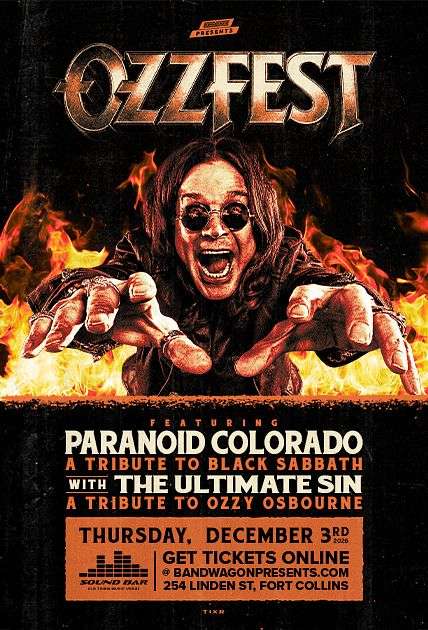 Ozzfest: Paranoid (Black Sabbath Tribute), The Ultimate Sin (Ozzy Tribute)