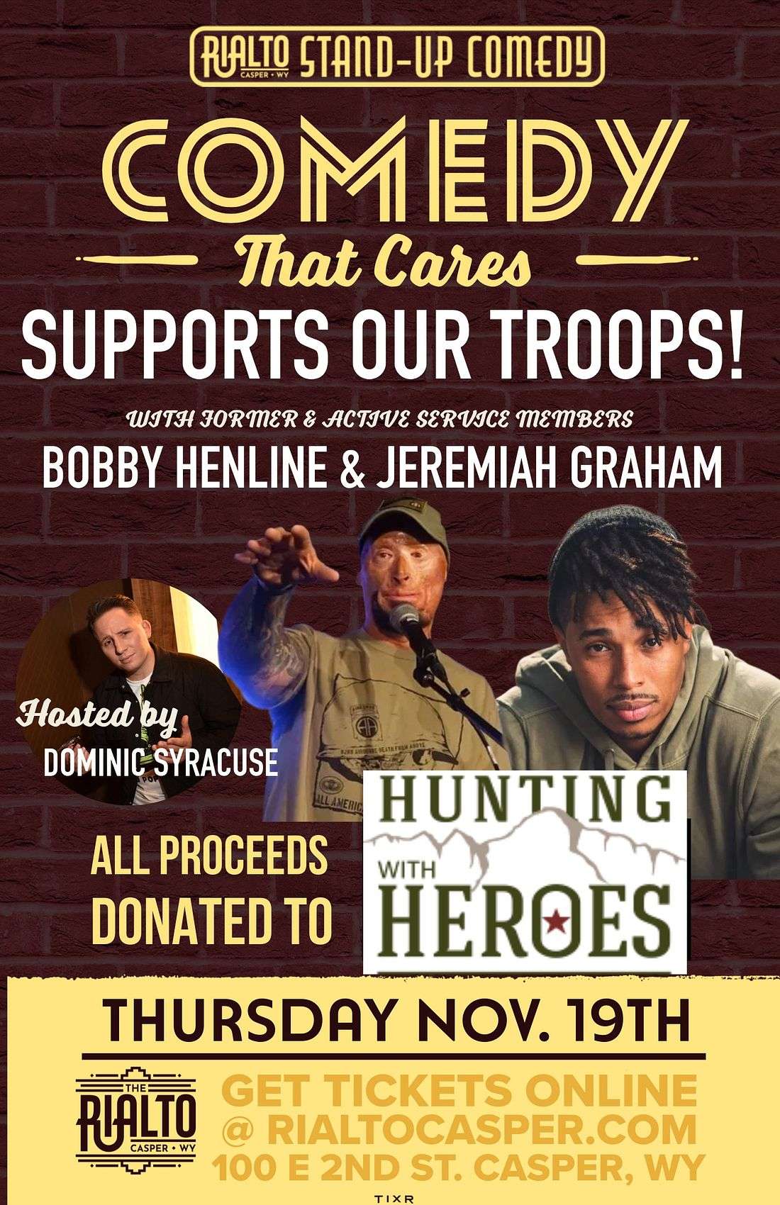 Comedy That Cares: Bobby Henline & Jeremiah Graham